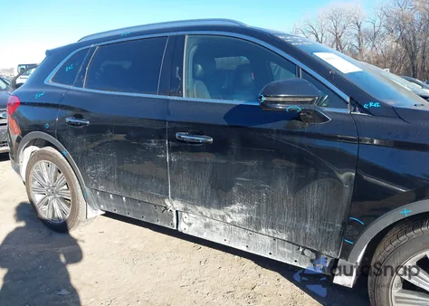 2016 Lincoln Mkx Black Label из США, поврежденный, VIN 2LMPJ9JP8GBL23121